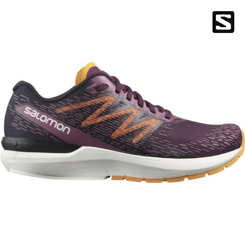 Burgundy Salomon Sonic 5 Balance Women's Running Shoes | IE DB9764